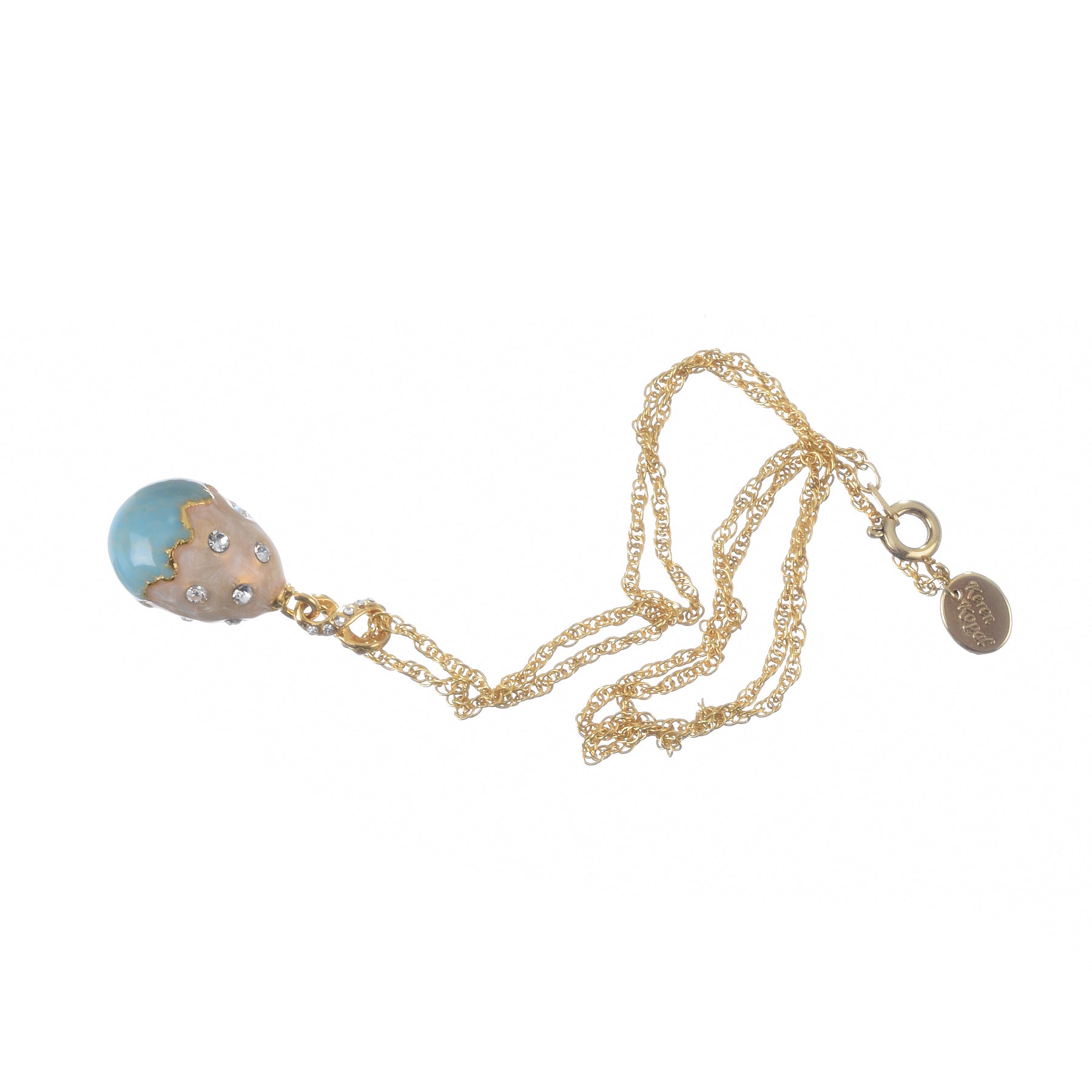 Keren Kopal Turquoise Egg Pendant Necklace