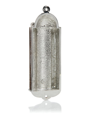Brown Judaica style Mezuzah