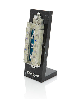 Western Wall style Decorated Mezuzah