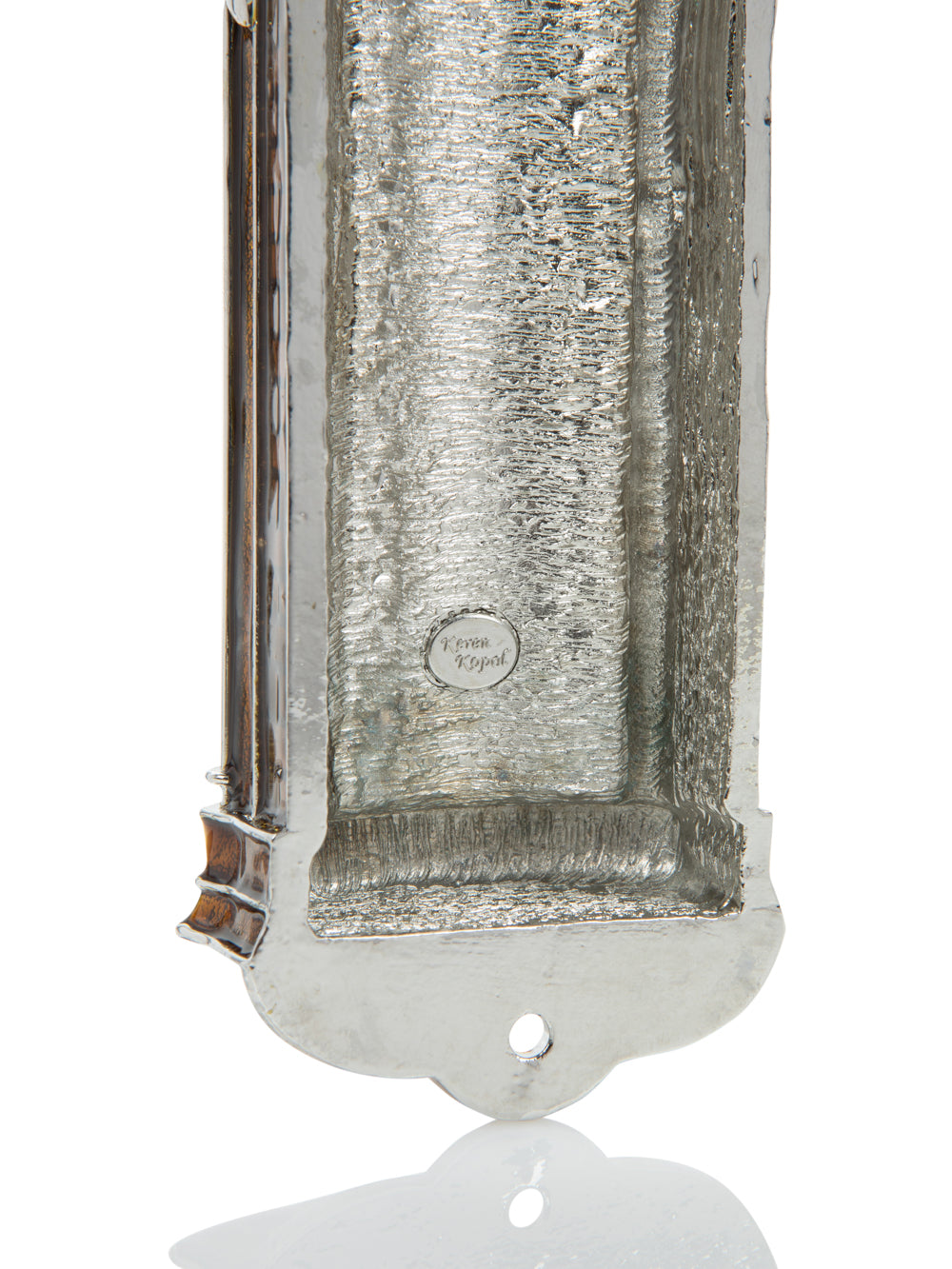 Brown Modern Holy Ark Mezuzah