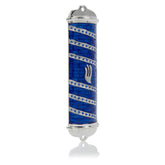 Blue Modern Mezuzah