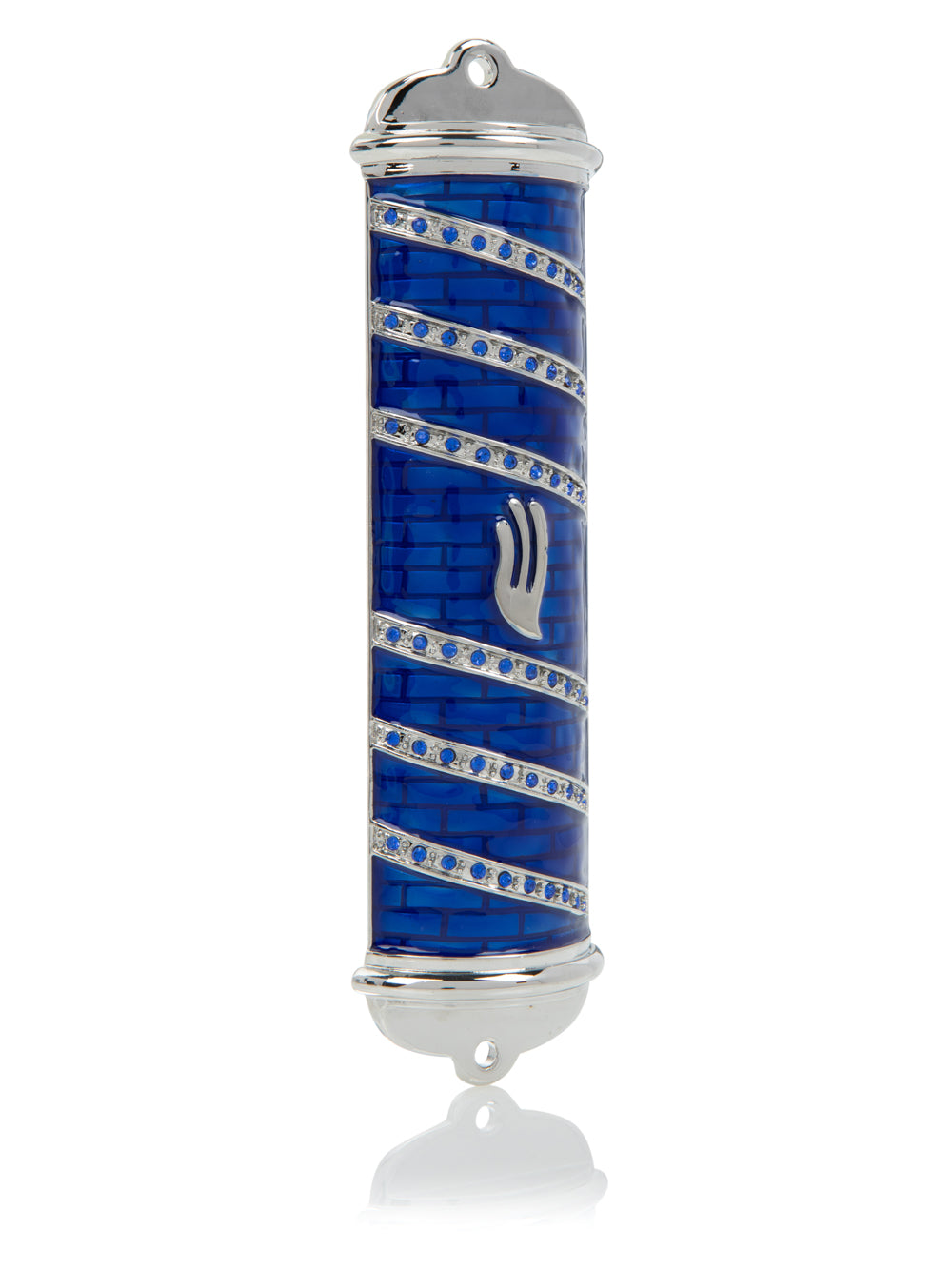 Blue Modern Mezuzah
