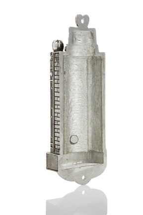 Silver Contemporary Holy Ark Mezuzah