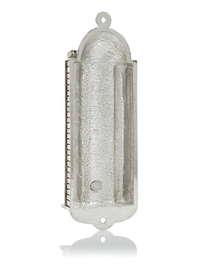 Silver Judaica style Mezuzah