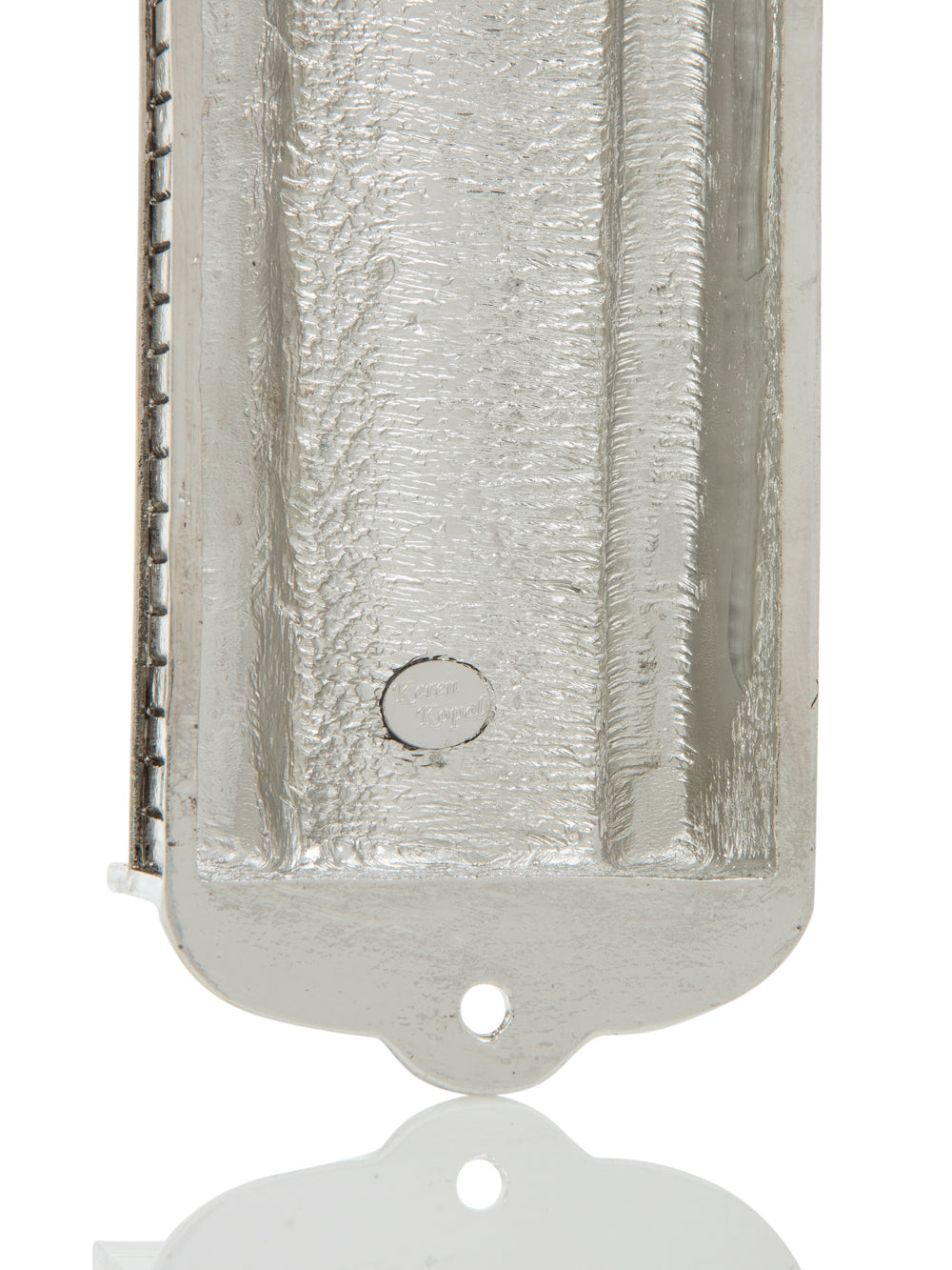Silver Judaica style Mezuzah