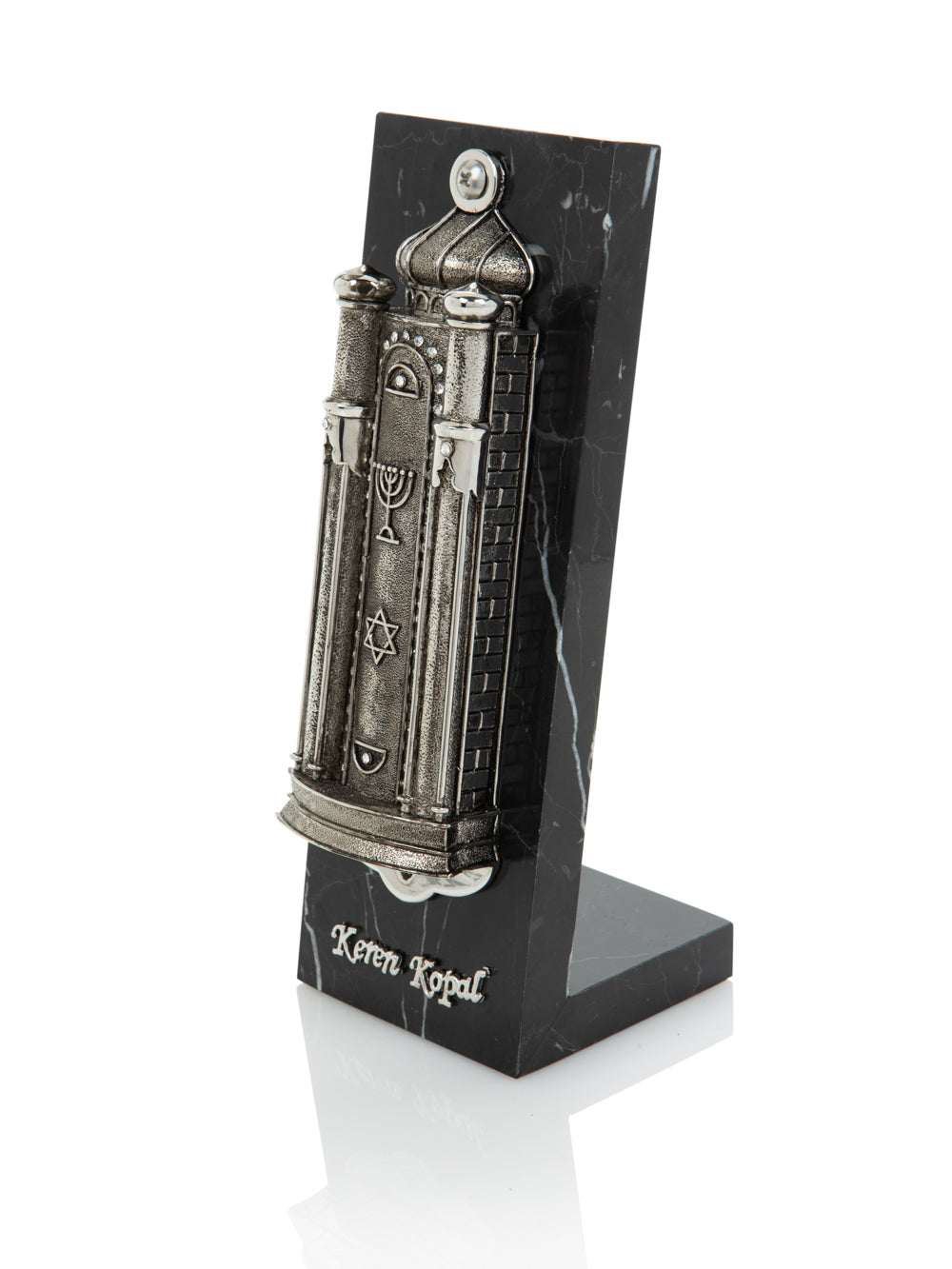 Silver Modern Holy Ark Mezuzah