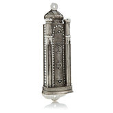 Silver Modern Holy Ark Mezuzah