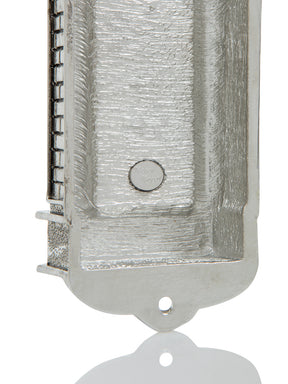 Silver Holy Ark style Mezuzah