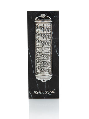 Silver Modern Mezuzah