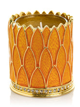 Keren Kopal Yellow Decorated Candle Holder