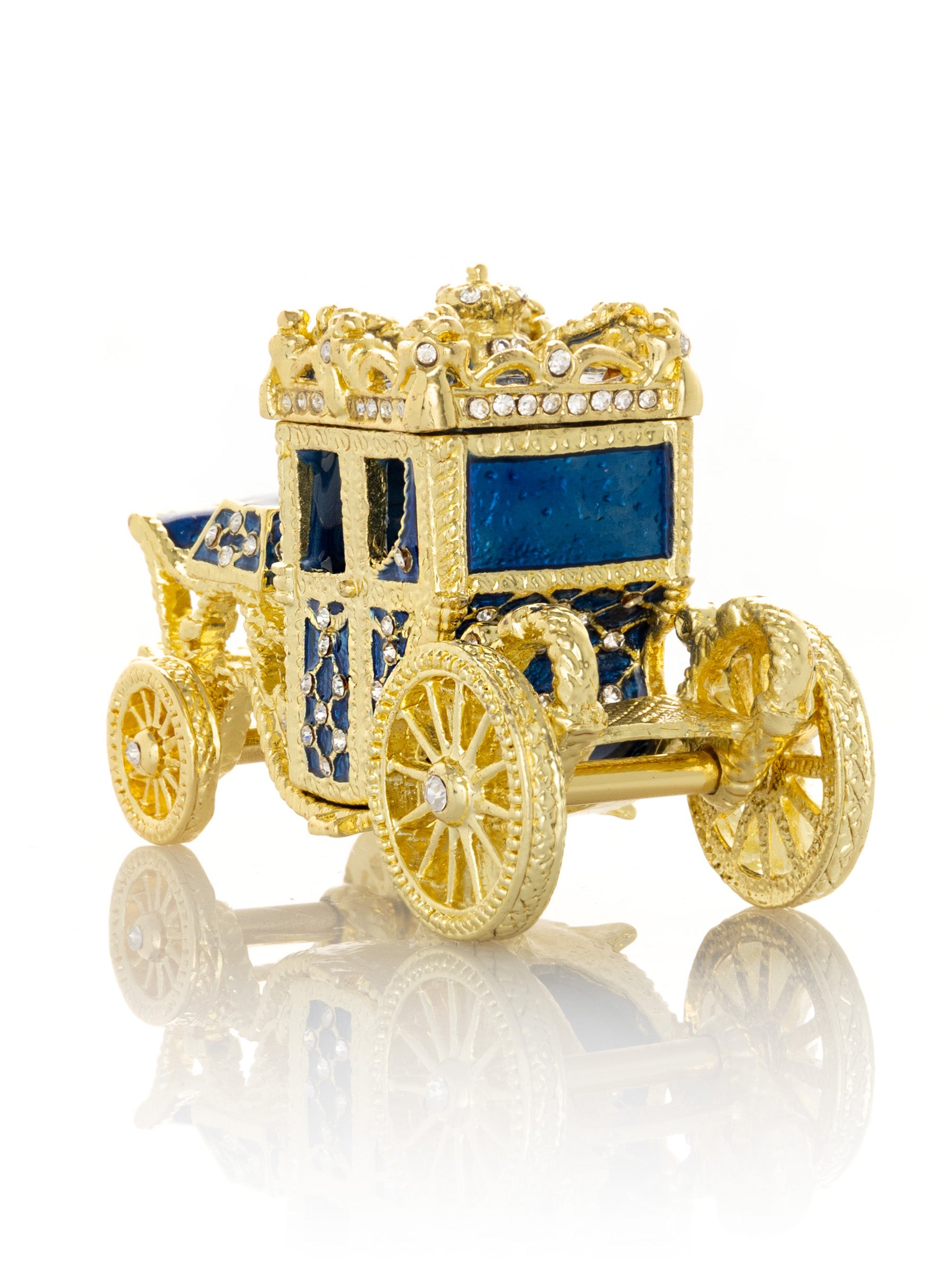 Golden Blue Carriage