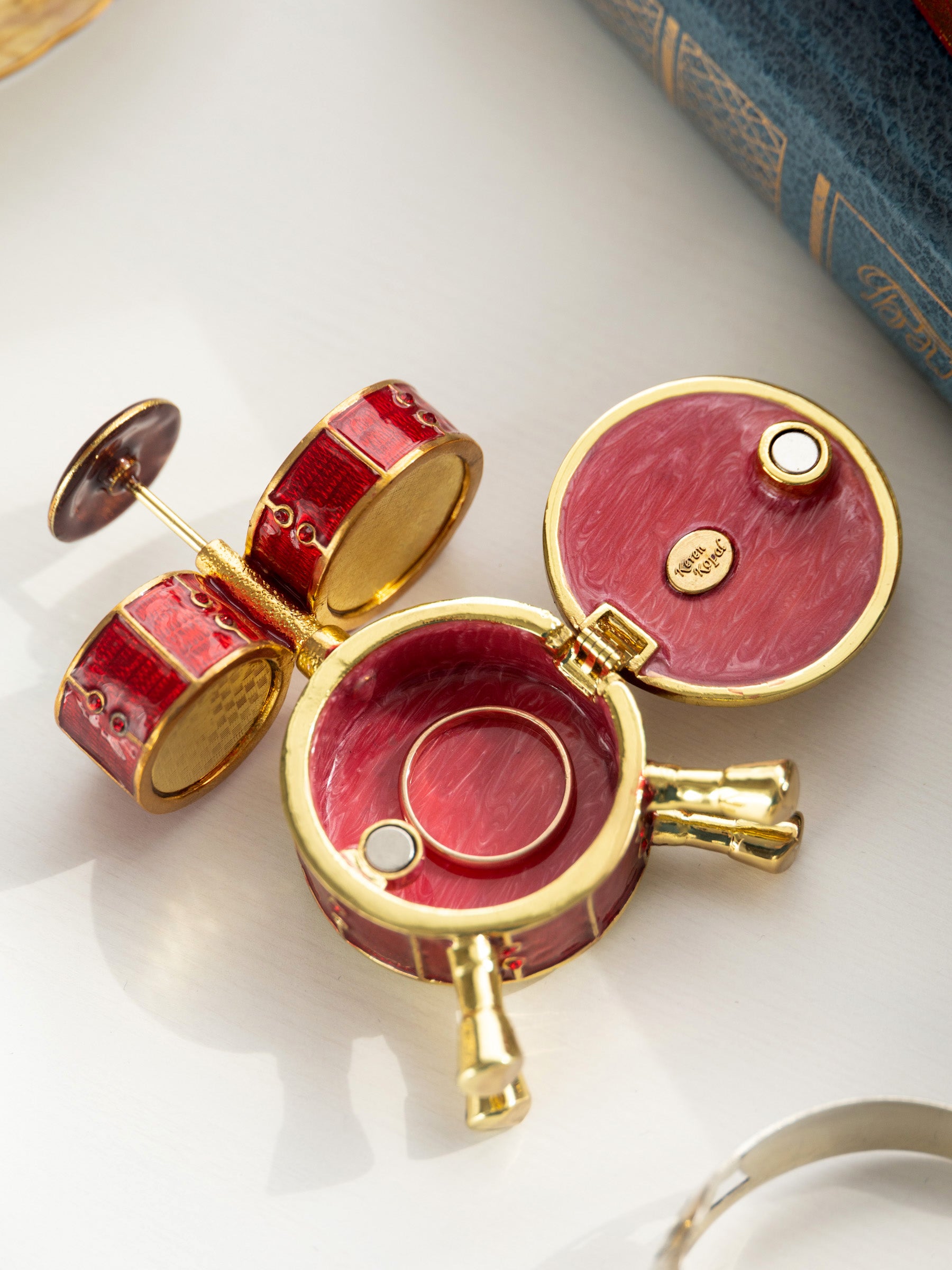 Keren Kopal Drum Set Trinket Box