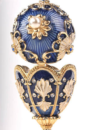 Music Playing Blue Faberge Egg