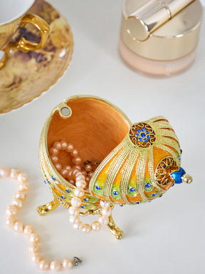 Colorful Peacock Faberge Egg