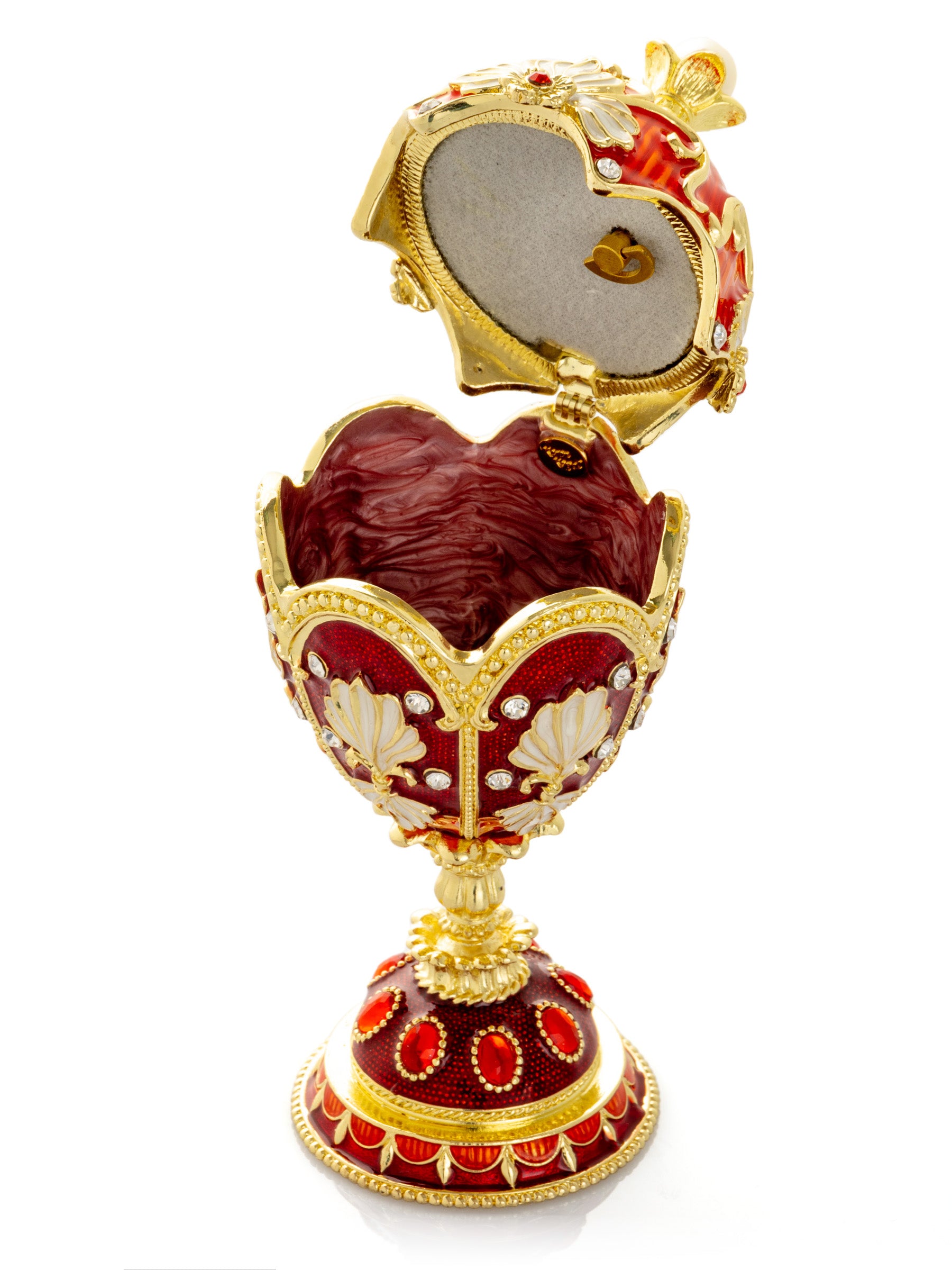 Music Playing Red Faberge Egg