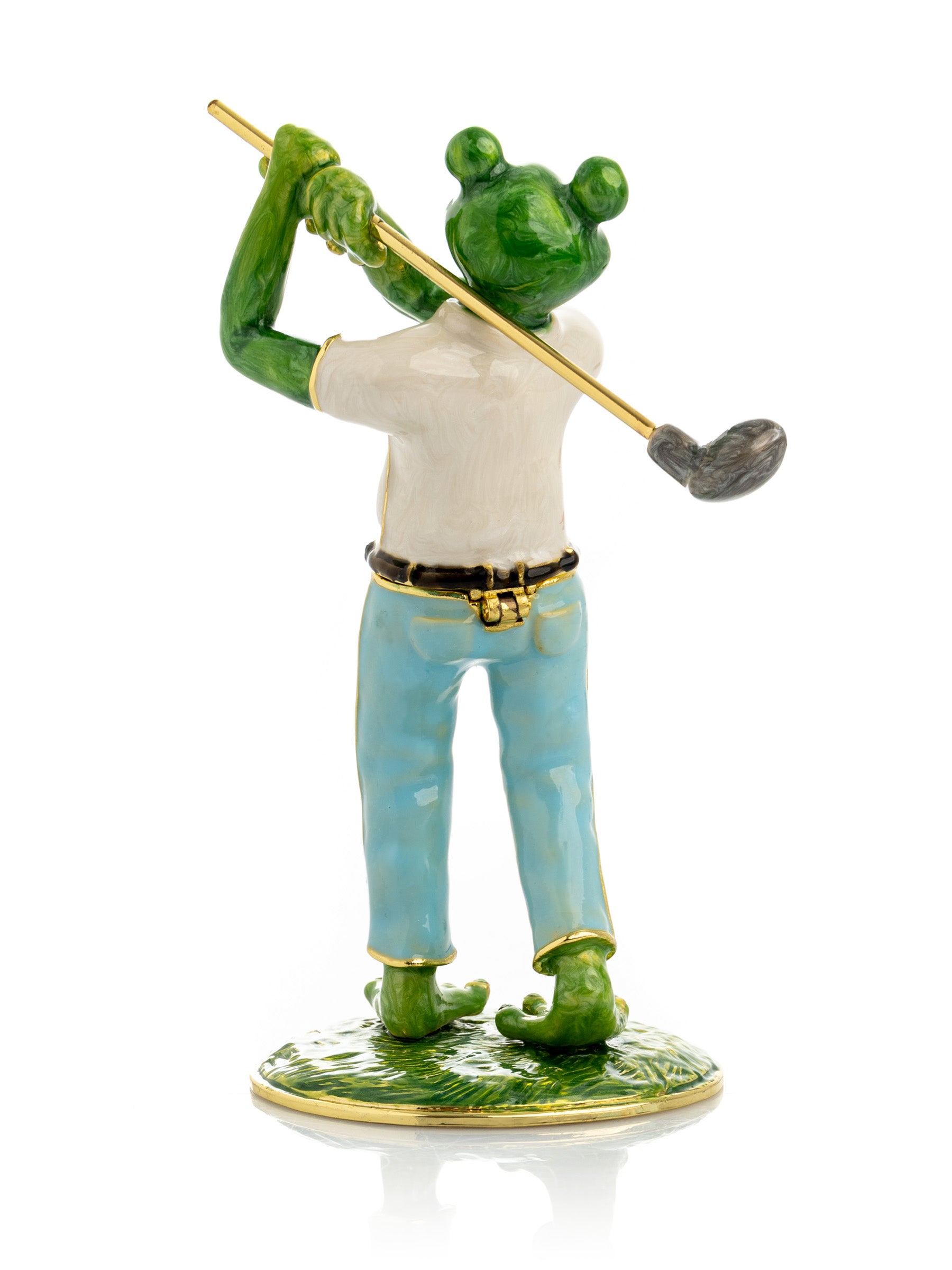 Frog Playing Golf
