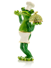 Keren Kopal Gourmet Frog Chef Trinket Box
