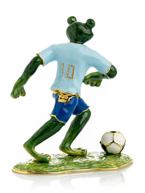 Frog Playing Football