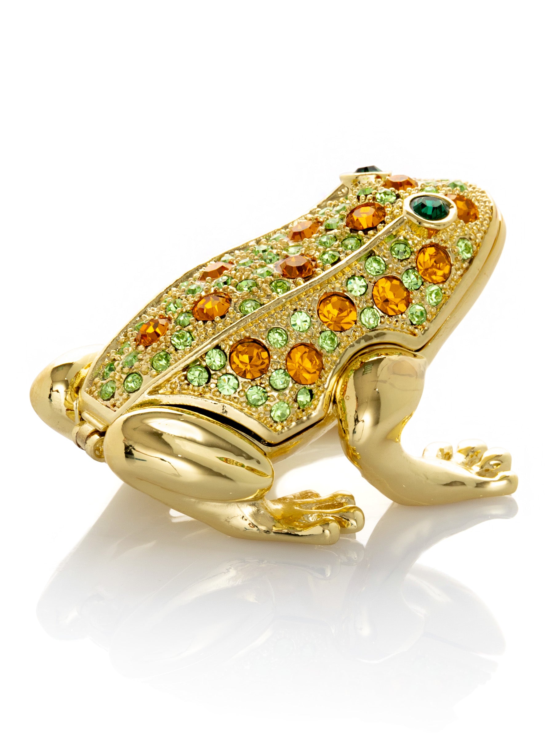 Keren Kopal Gold & Green Frog
