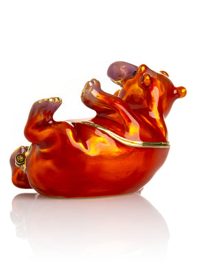 Keren Kopal Happy Hippo Laying on His Back