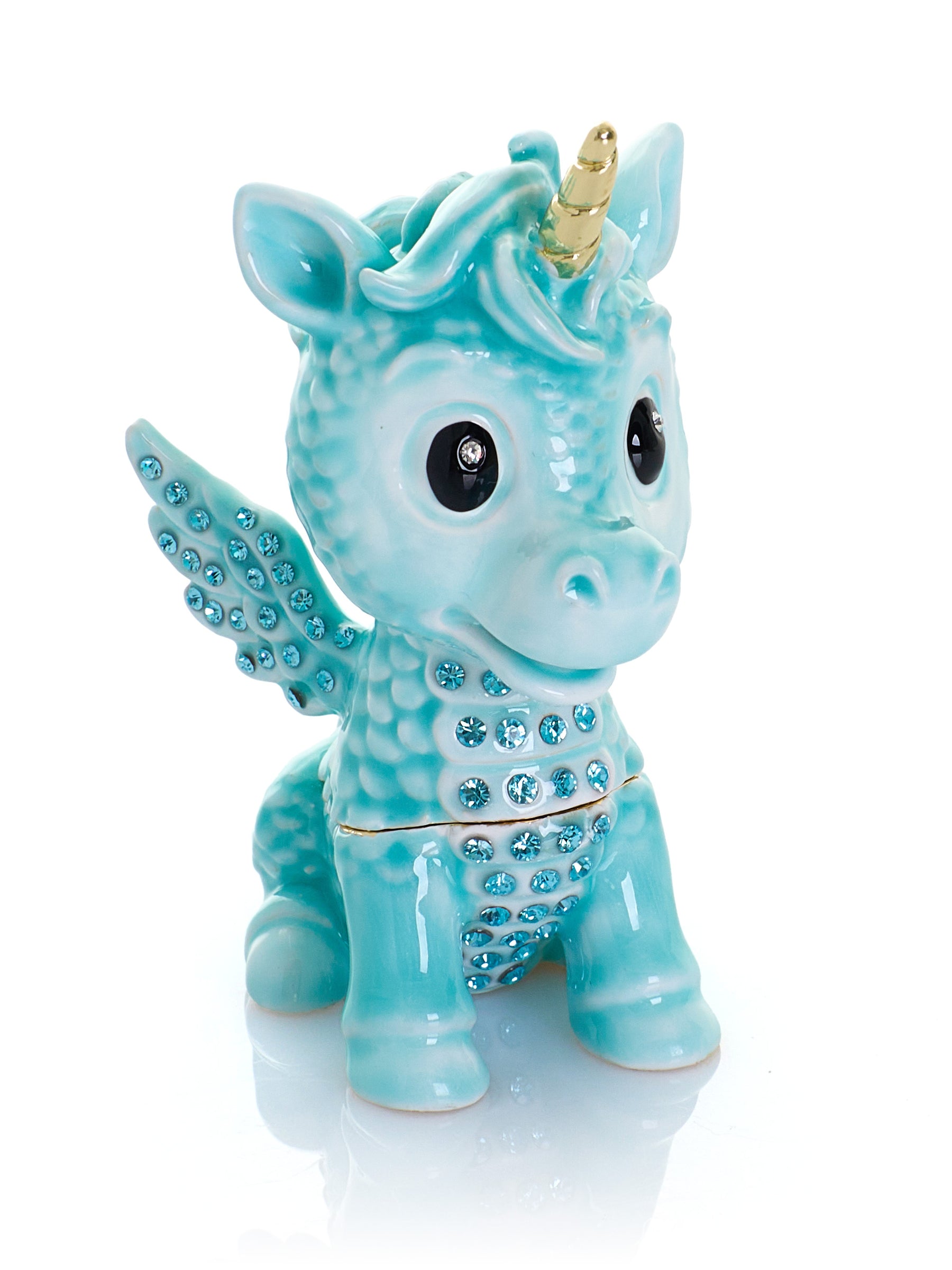 Keren Kopal Cute Blue Unicorn Horse trinket Box Limited Edition 1-250