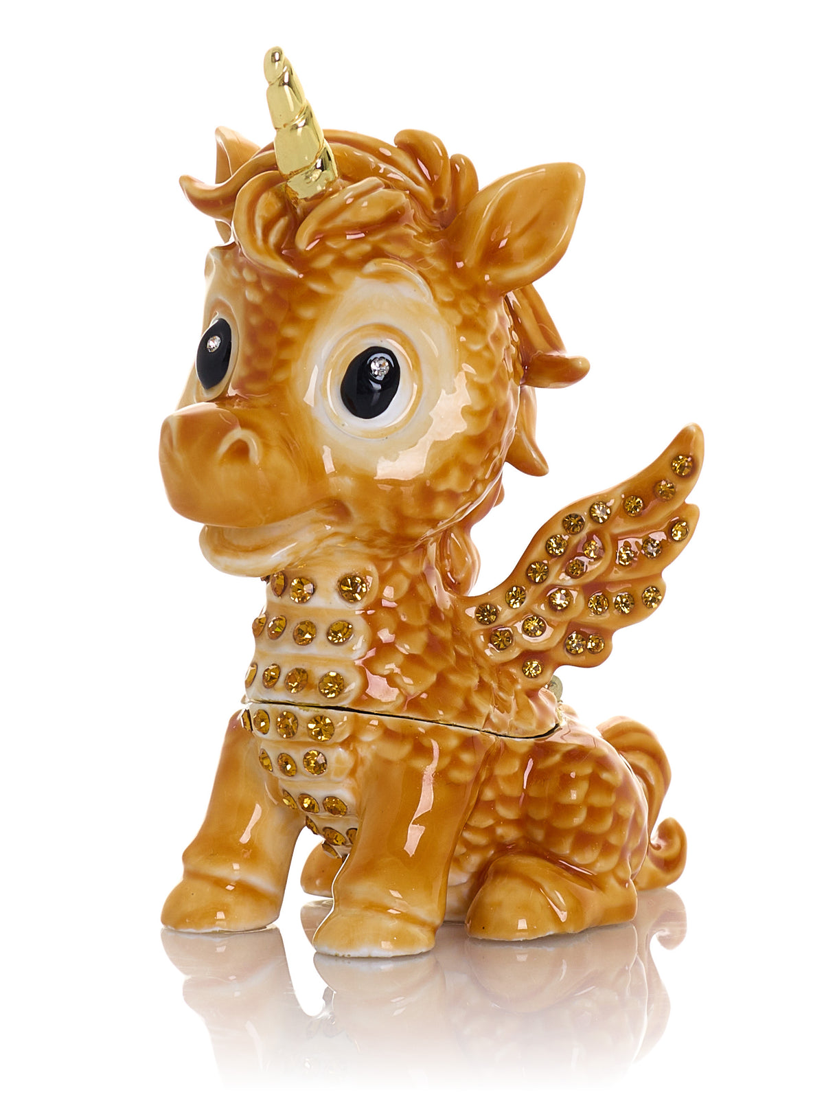 Keren Kopal Cute Brown Unicorn Horse trinket Box Limited Edition 1-250
