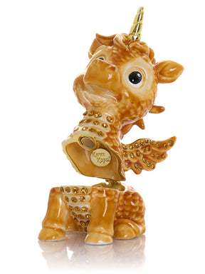 Keren Kopal Cute Brown Unicorn Horse trinket Box Limited Edition 1-250