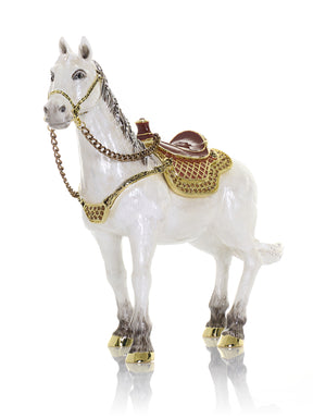 Keren Kopal White Horse Limited Edition 1-250 trinket box
