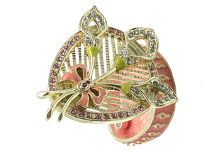 Keren Kopal Pink Beautiful Decorated Trinket Box