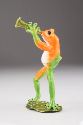 Keren Kopal Trumpet Playing Frog