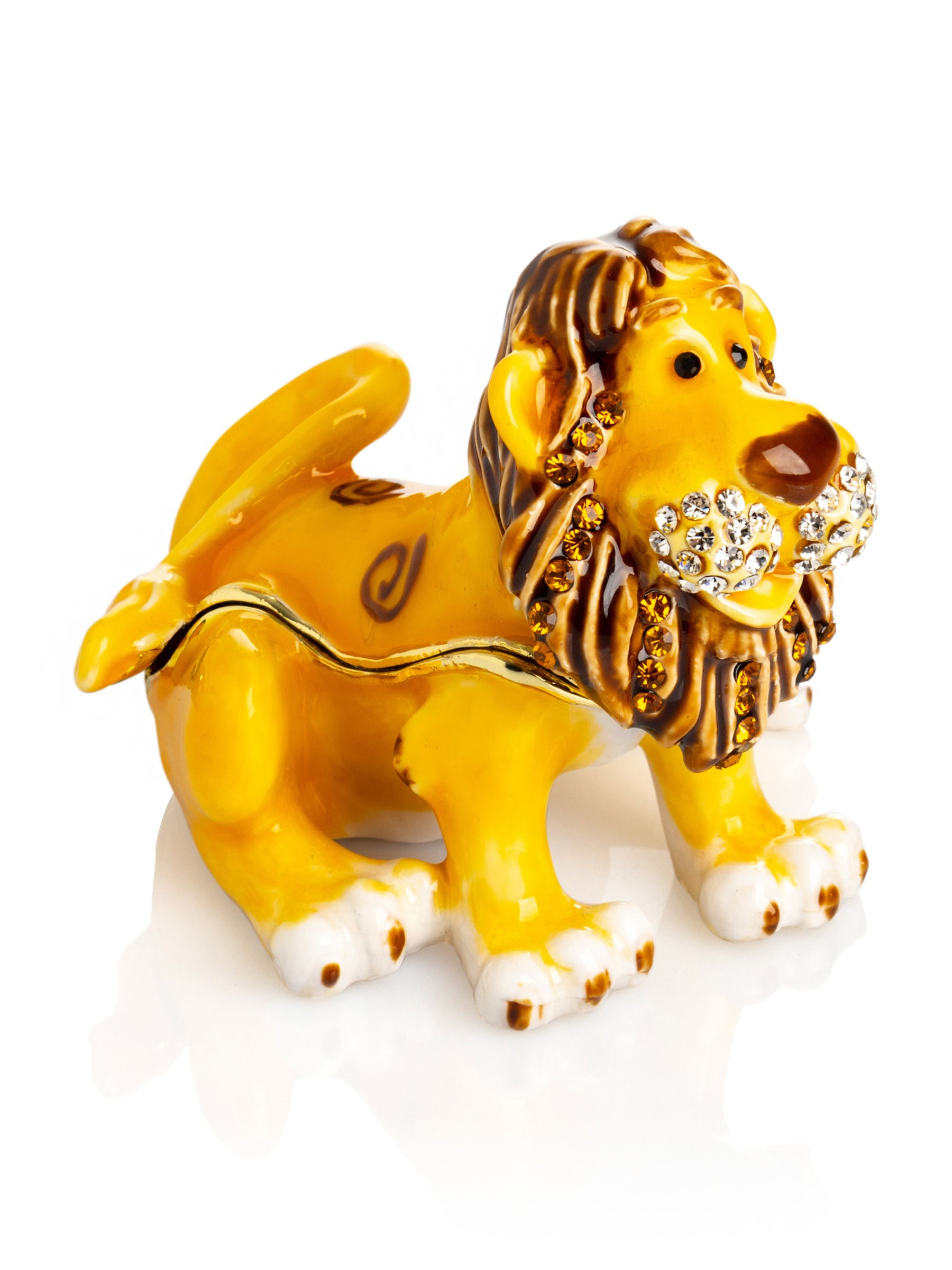 Keren Kopal Cute Lion Trinket Box