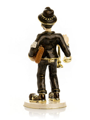 Clown Lawyer Trinket Box with Book & Scales of Justice