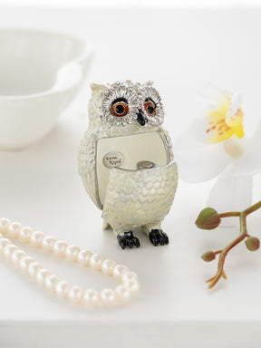 Keren Kopal Silver and White Owl