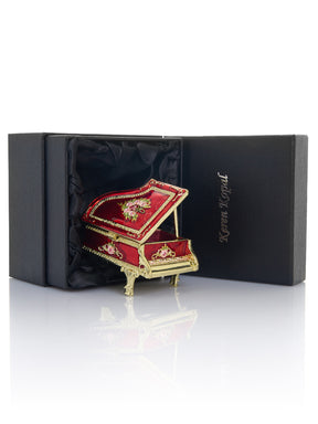 Keren Kopal Red Piano Trinket Box