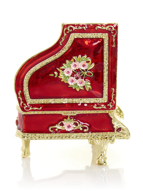 Keren Kopal Red Piano Trinket Box