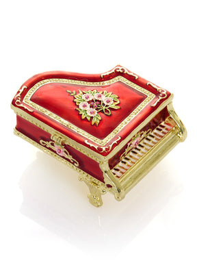 Keren Kopal Red Piano Trinket Box