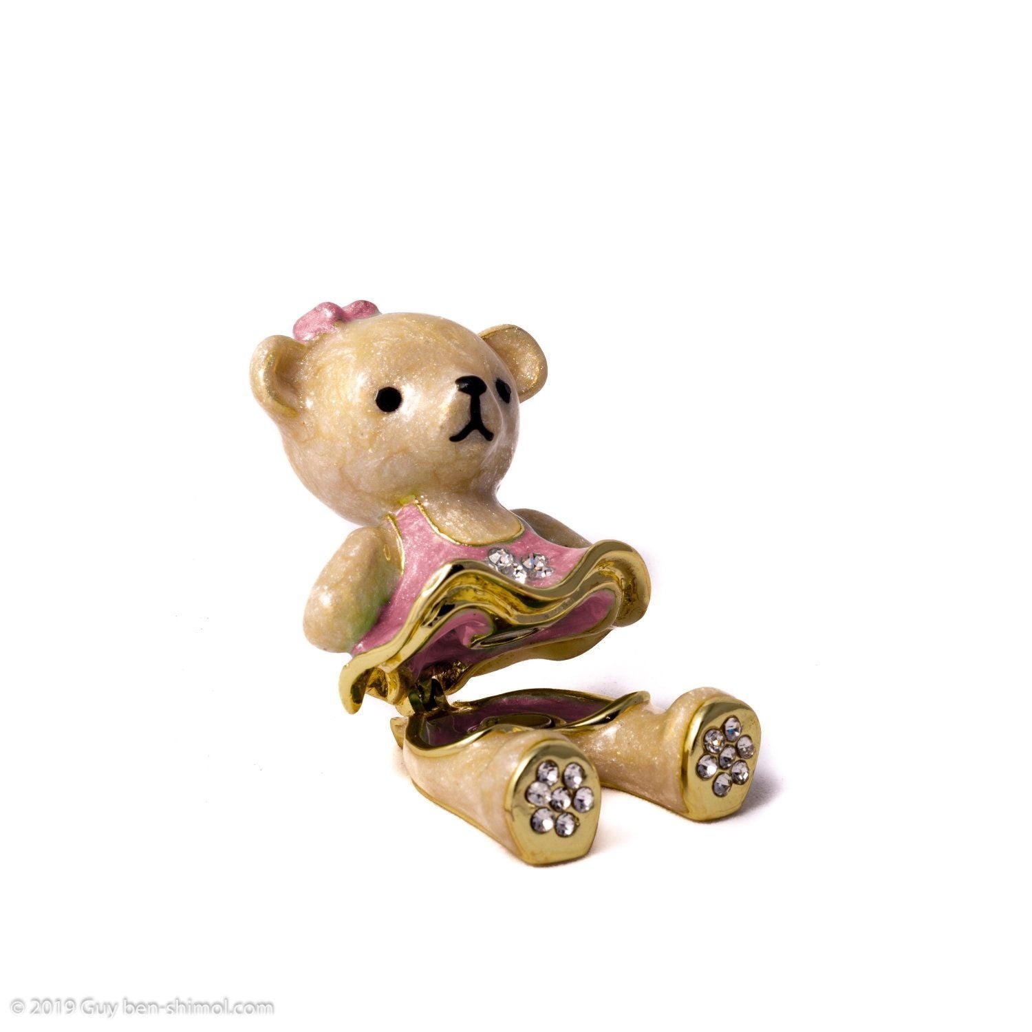Teddy Bear with Pink Dress Baby Shower Keren Kopal