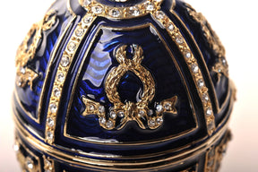 Oeuf de Pâques Fabergé bleu