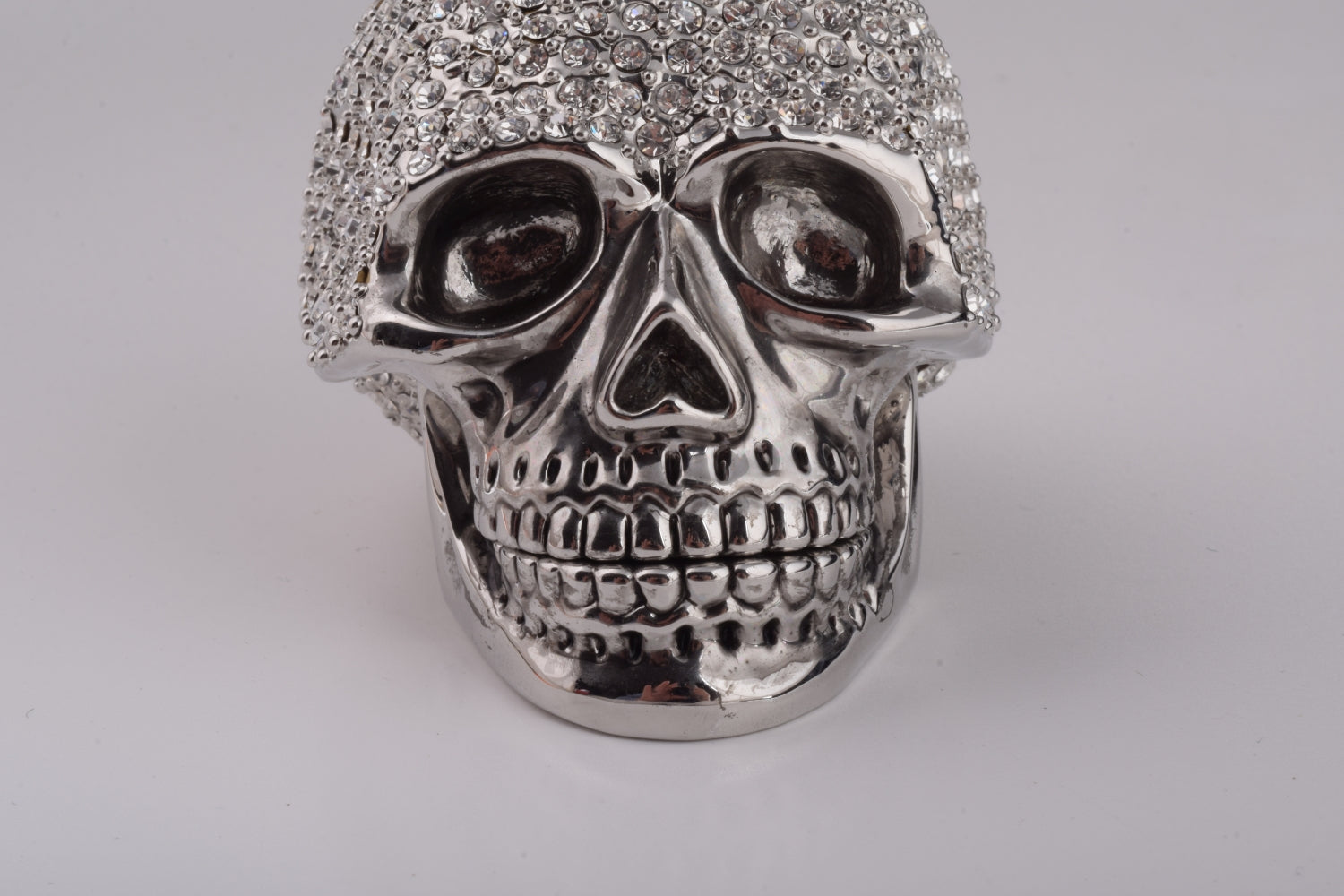 Silver Decorated Skull