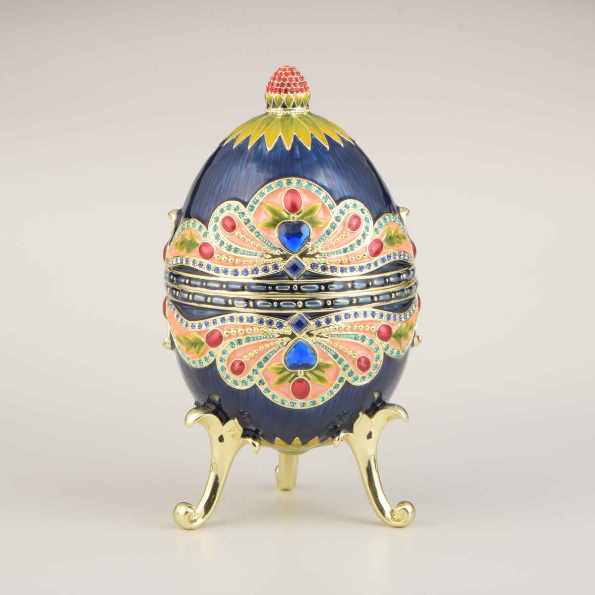 Blue Colorful Russian Egg