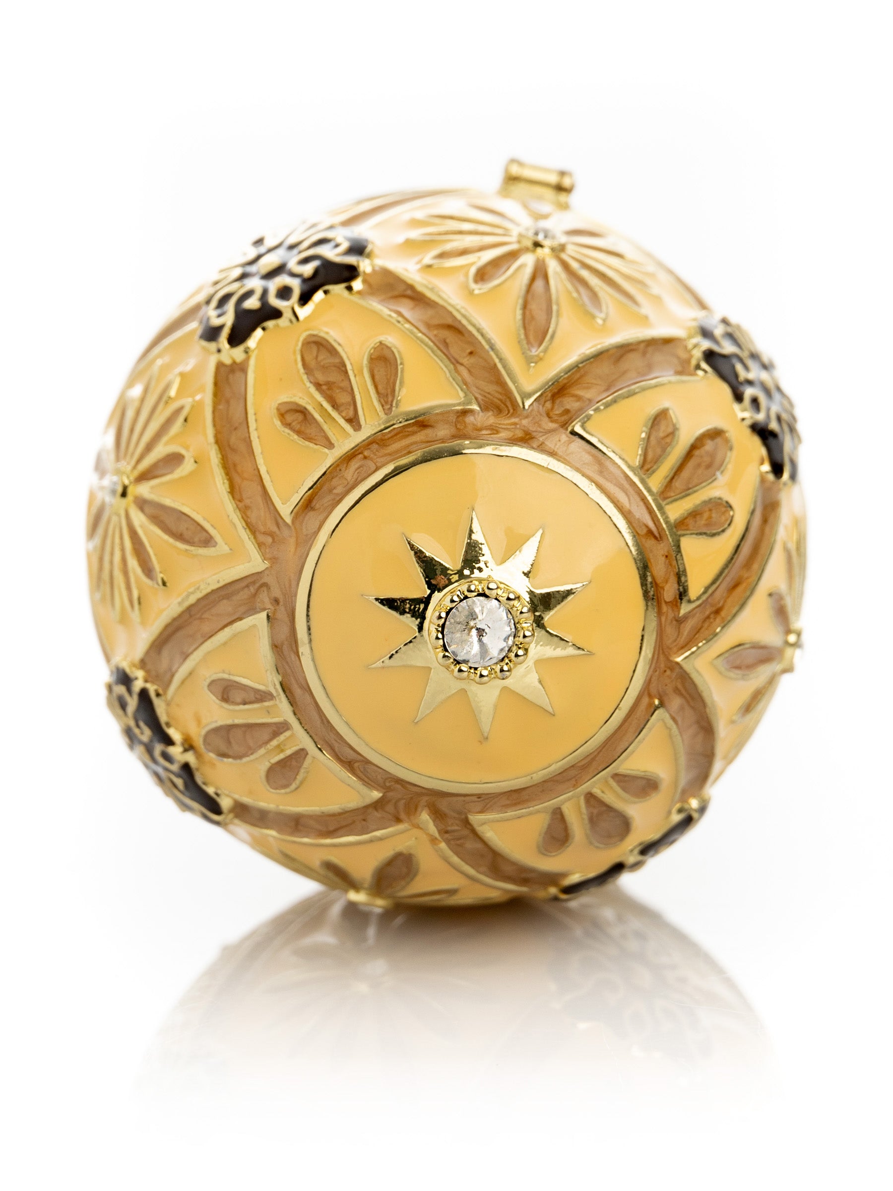 Brown Faberge Royal egg with Carriage