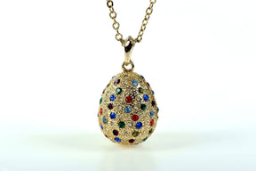 Keren Kopal Faberge Egg Pendant Necklace  25.50