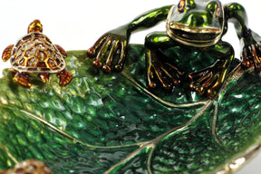 Keren Kopal Frog on a Leaf Bowl  78.00