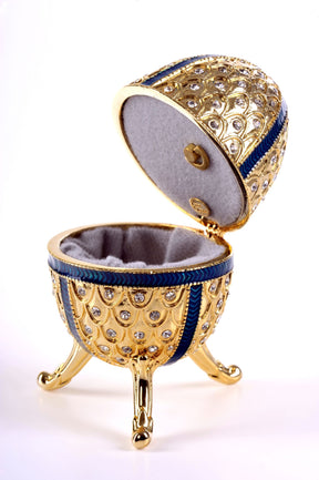 Keren Kopal Golden Faberge Egg Music Box  95.50