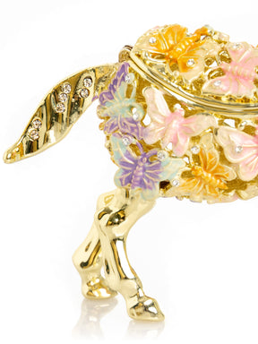 Golden Horse Decorated with butterflies