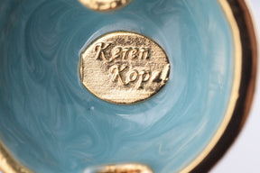 Keren Kopal Light Blue Faberge Egg  64.00