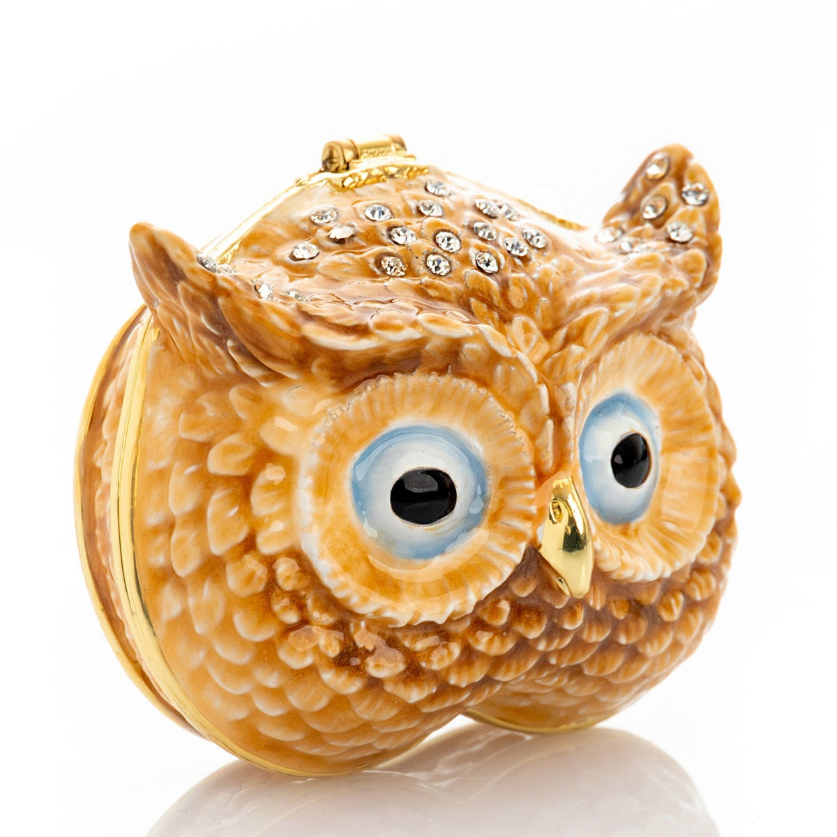 Brown Owl face trinket box