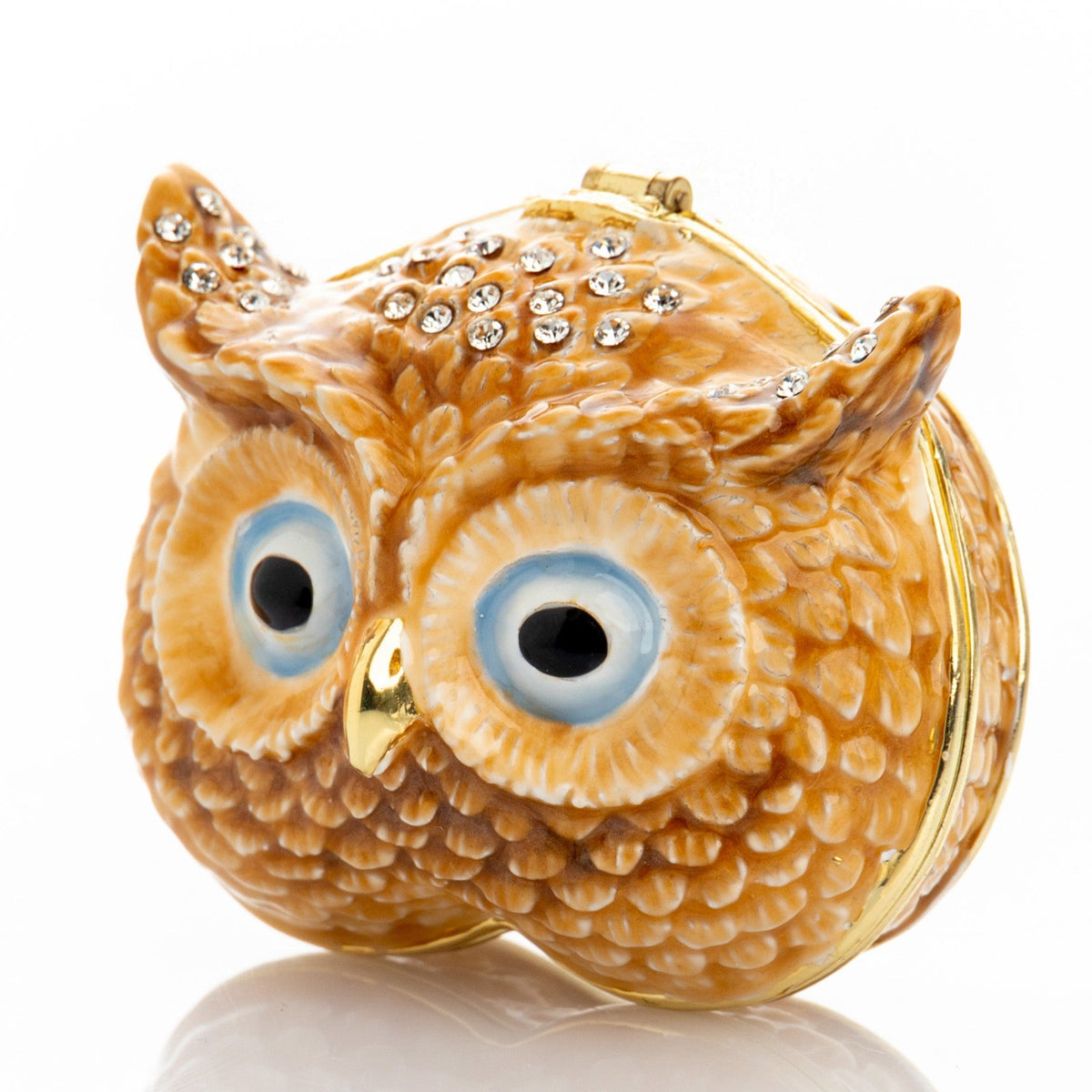 Brown Owl face trinket box