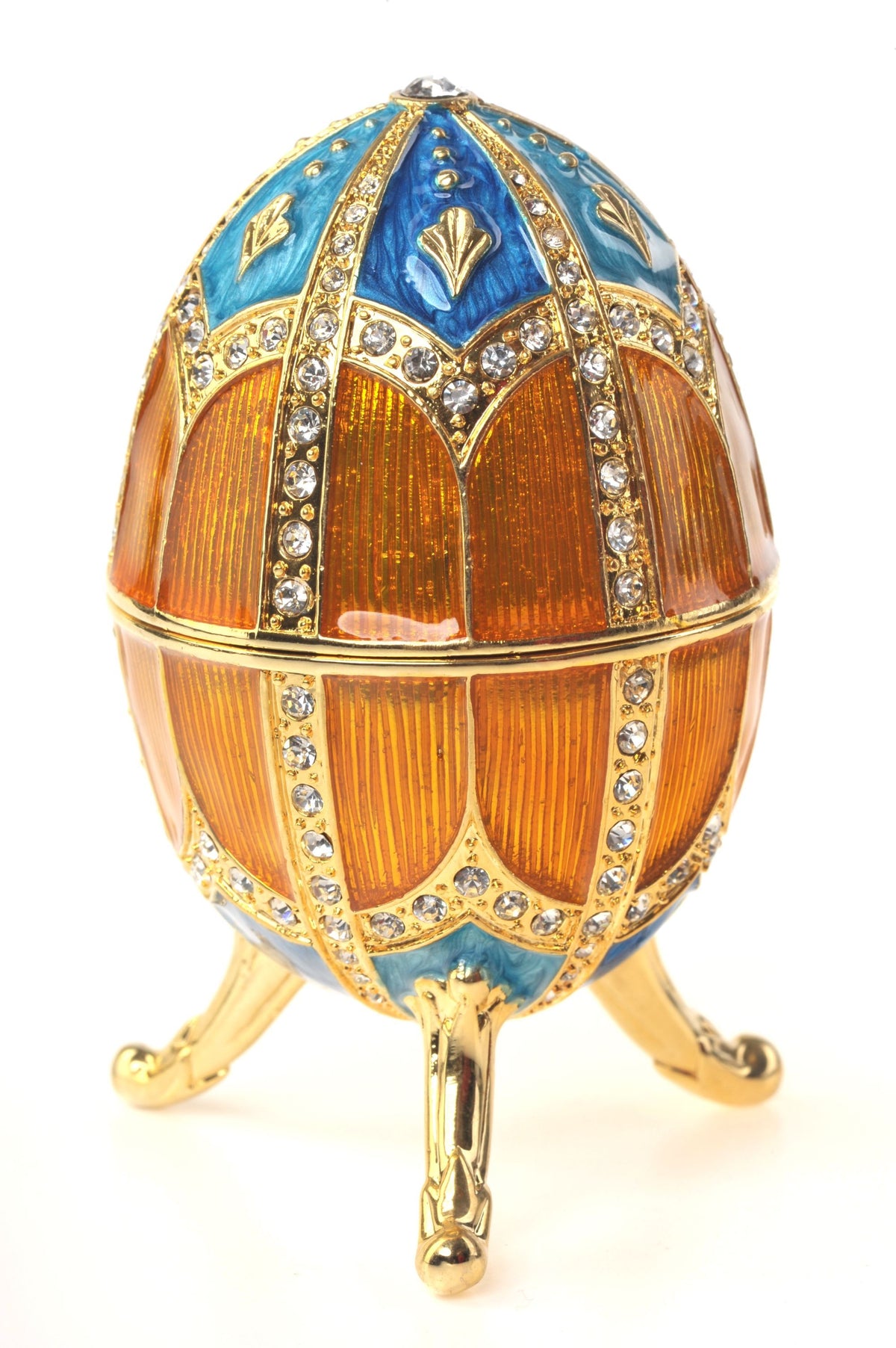 Keren Kopal Orange & Blue Faberge Egg  90.50
