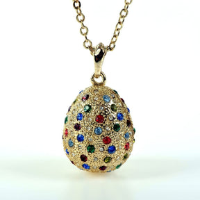 Faberge Egg Pendant Necklace Pendant Keren Kopal
